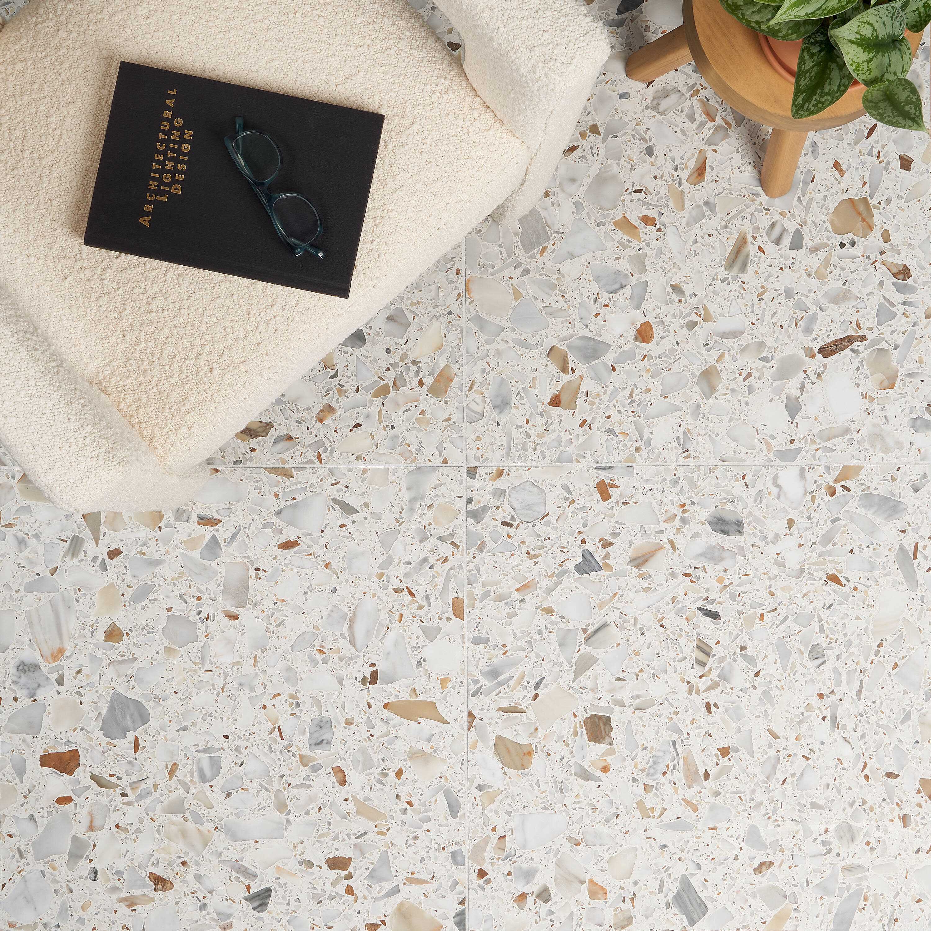 Ivy Hill Tile Terra Italia In X In Honed Marble Terrazzo