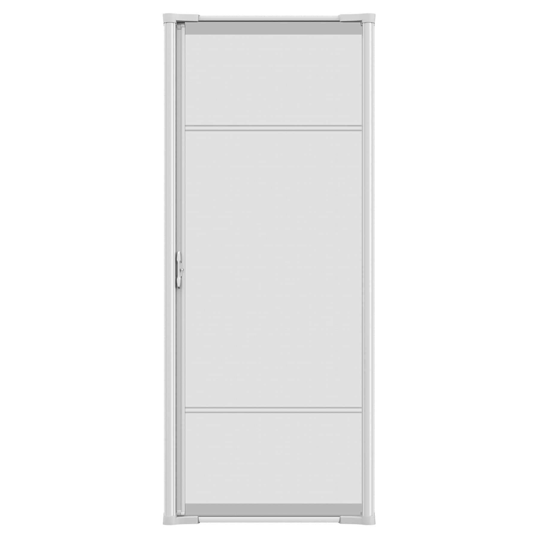 Larson Brisa White Retractable Screen Door Single - Hardwares online store