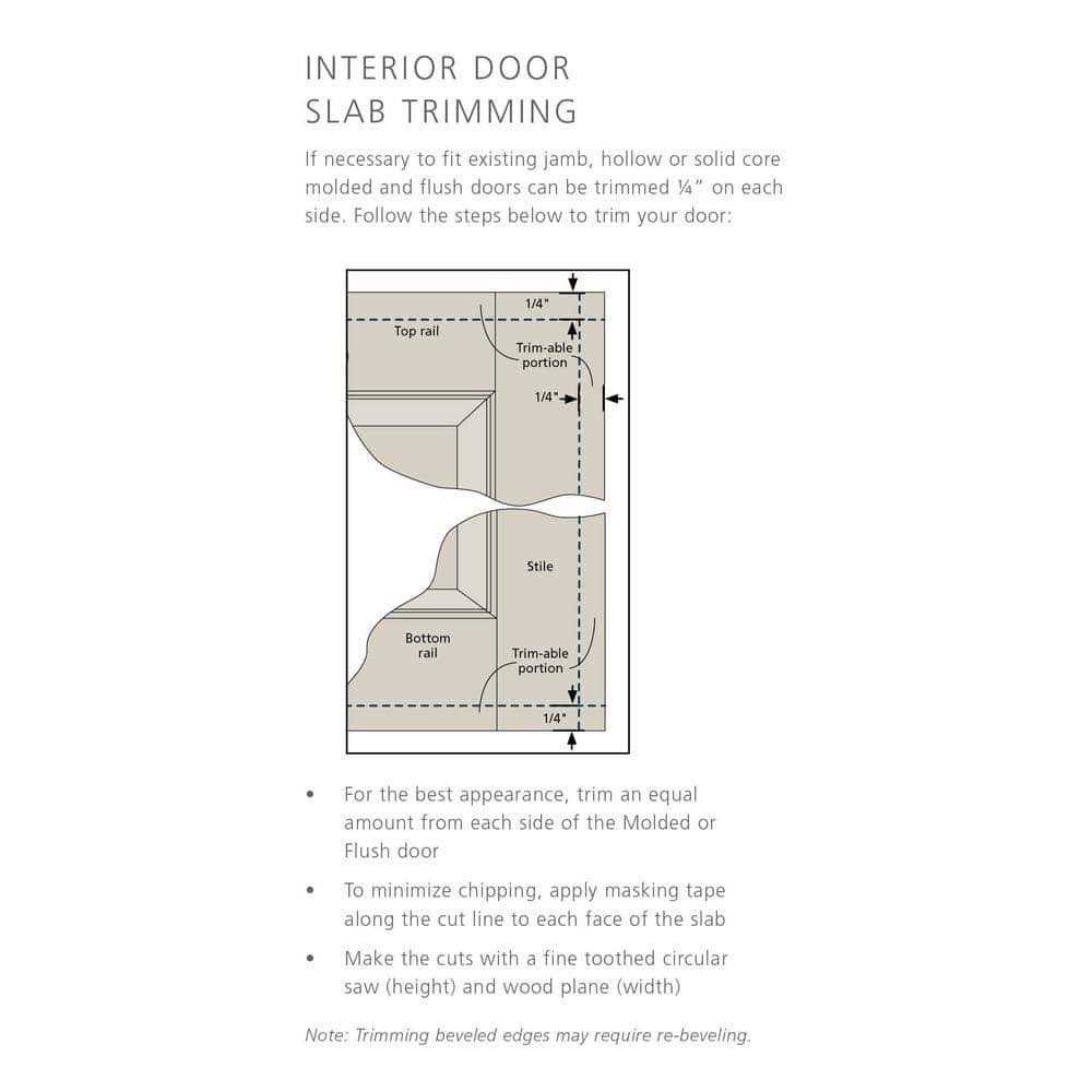 JELD-WEN 80 in. Colonist Painted Textured Molded Composite MDF Closet ...