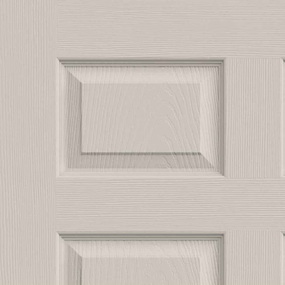 JELD-WEN 80 in. Colonist Painted Textured Molded Composite MDF Closet ...