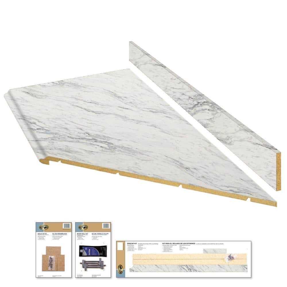 Hampton Bay 8 Ft Laminate Countertop Kit Full Wrap Ogee Edge Hardwares Online Store 9265