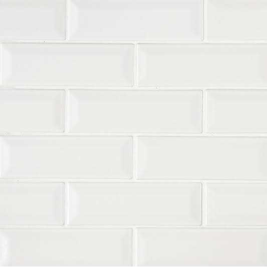 MSI Whisper White 3 in. x 6 in. Glossy Ceramic Subway Wall Tile ...