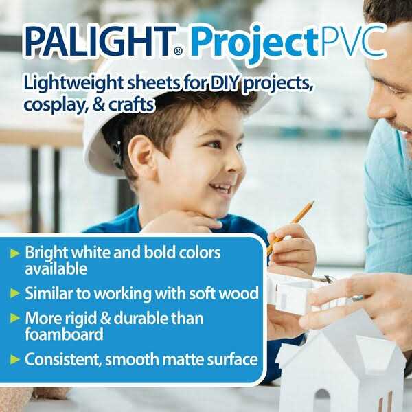 Palight ProjectPVC 24 in. x 0.118 in. Foam PVC Sheet - Hardwares online ...