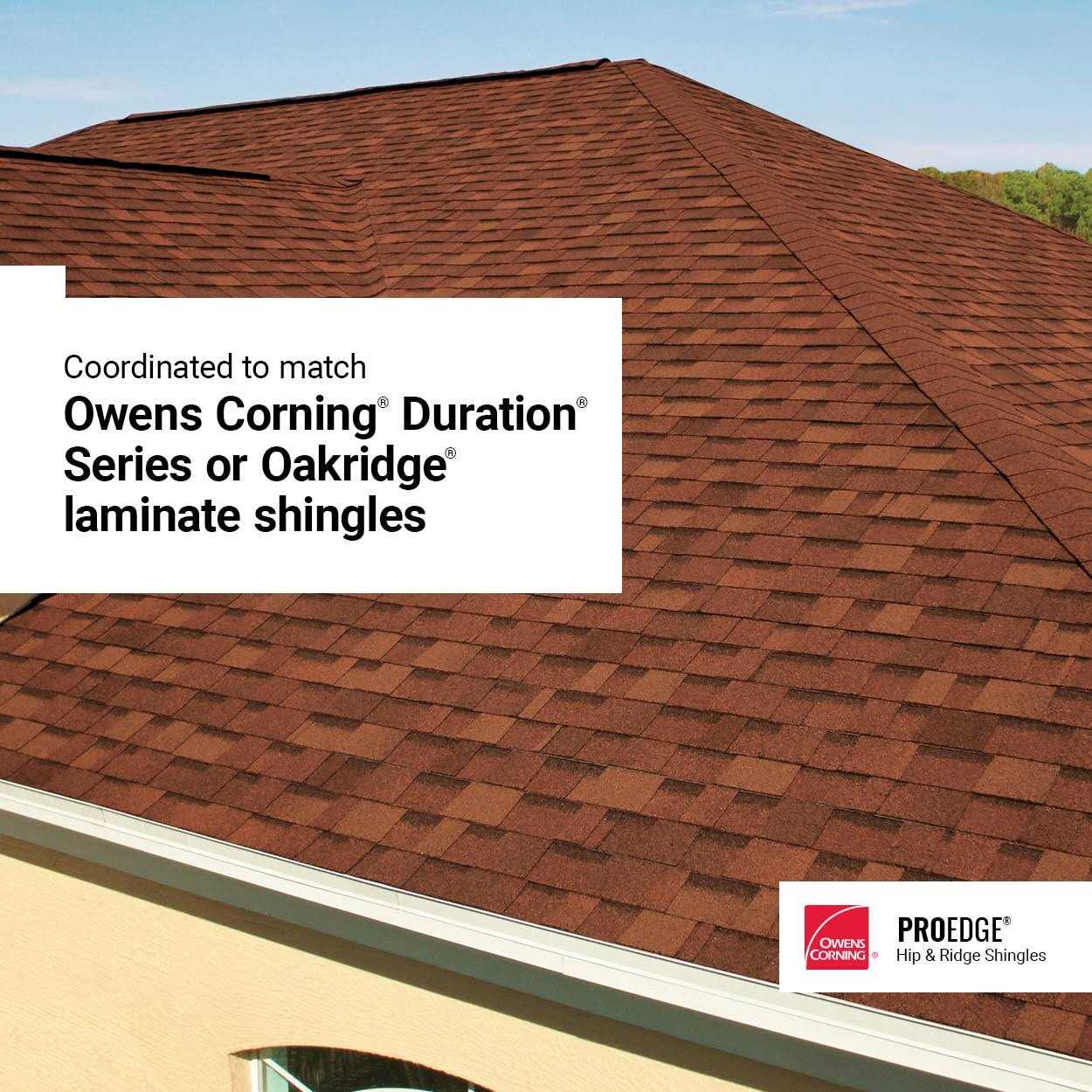 Owens Corning Proedge Hip And Ridge Roof Shingles - Hardwares Online Store