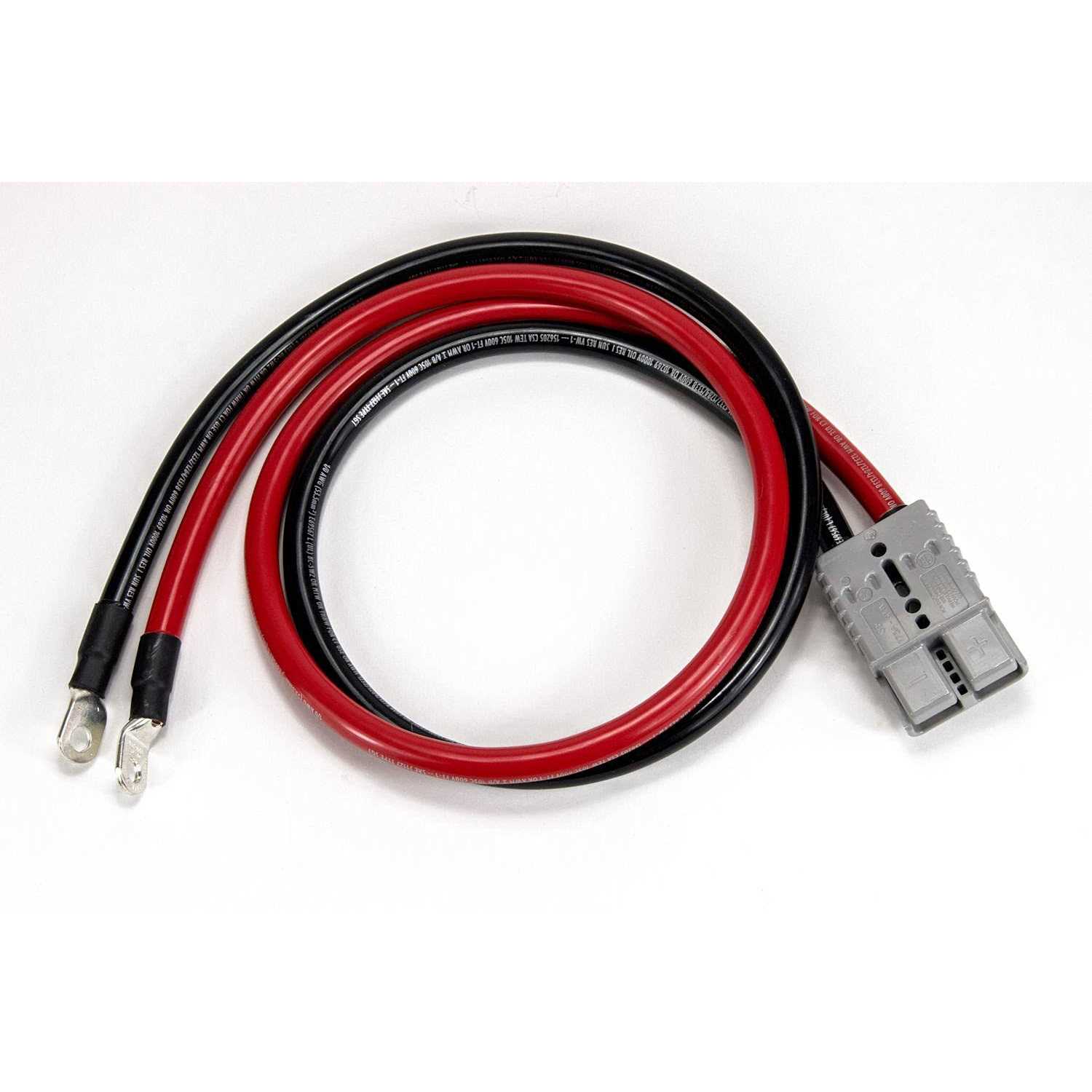 Spartan Power 4 AWG Battery Cable with Anderson Connector SB120 and 3/8 ...